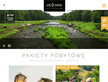 Tablet Screenshot of hotelolympic.pl